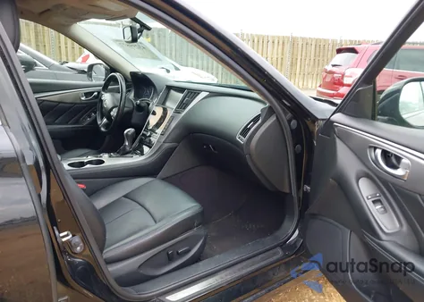 2015 Infiniti Q50 Premium from USA, damaged, VIN JN1BV7AR0FM421110